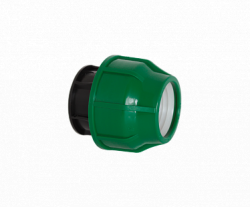 Заглушка компрессионная 50 PN10 (POLIEXT) (80)